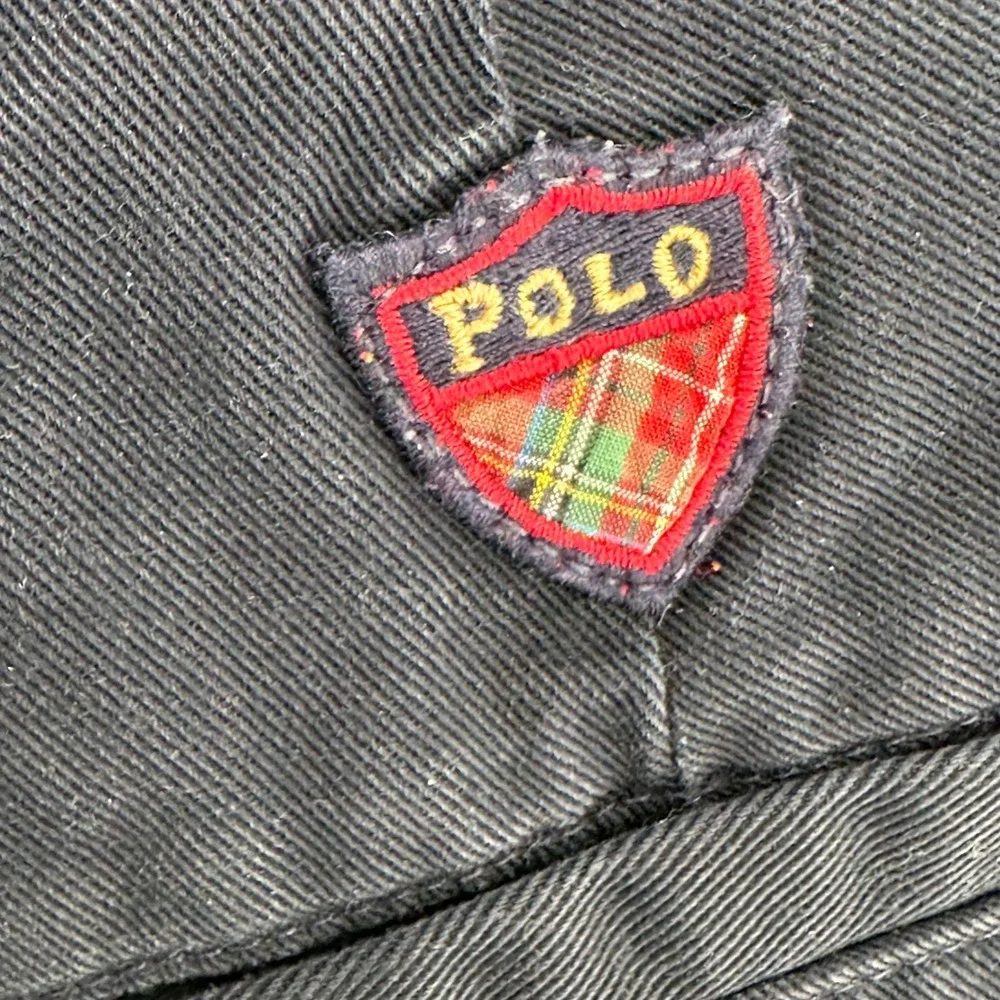 Polo Ralph Lauren Classic Golf Pant Mens 40 Navy Solid Relaxed Vintage 90s USA